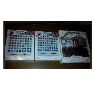 3 makeup sets L.A. Colors Collection(2 Eyeshadows Palette 1 Sparkle & Glow)